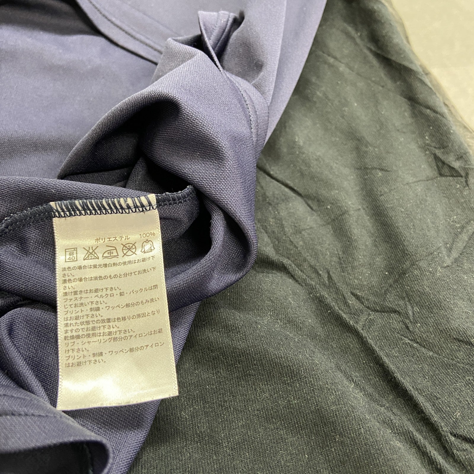 adidas　アディダス　半袖Tシャツ　ユニフォーム　紺　ネイビー　XOサイズ