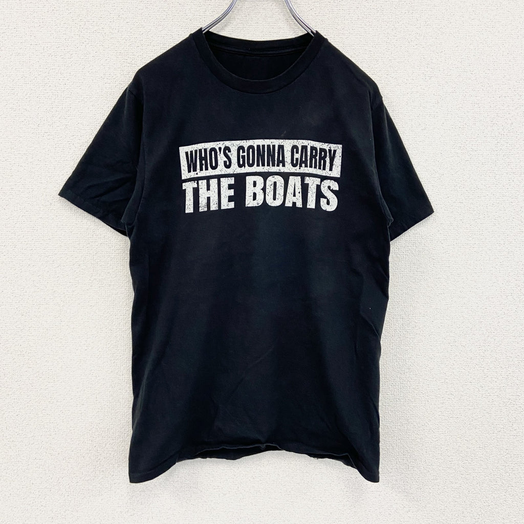 半袖プリントTシャツ　メッセージT　David Goggins　黒　ブラック　