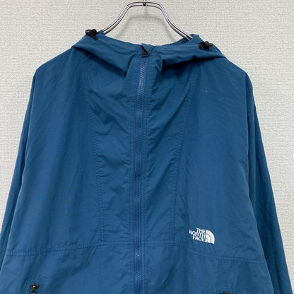 THE NORTH FACE　ザ・ノースフェイス　COMPACT JACKET　コンパクトジャケット　フルジップナイロンパーカー　青　ブルー　XLサイズ