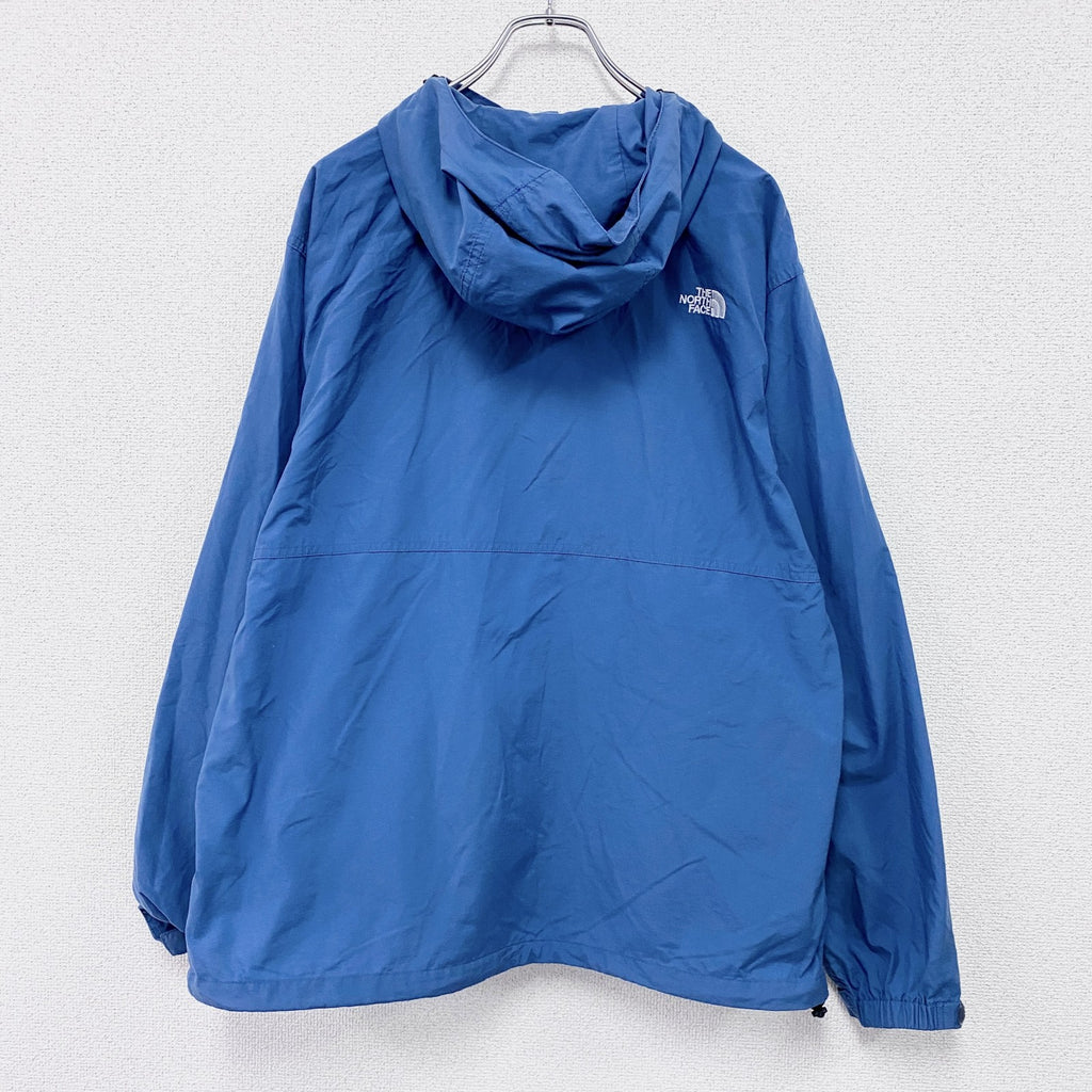 THE NORTH FACE　ザ・ノースフェイス　COMPACT JACKET　コンパクトジャケット　フルジップナイロンパーカー　青　ブルー　XLサイズ