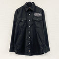 Dickies　ディッキーズ　長袖ワークシャツ　黒　ブラック　Mサイズ