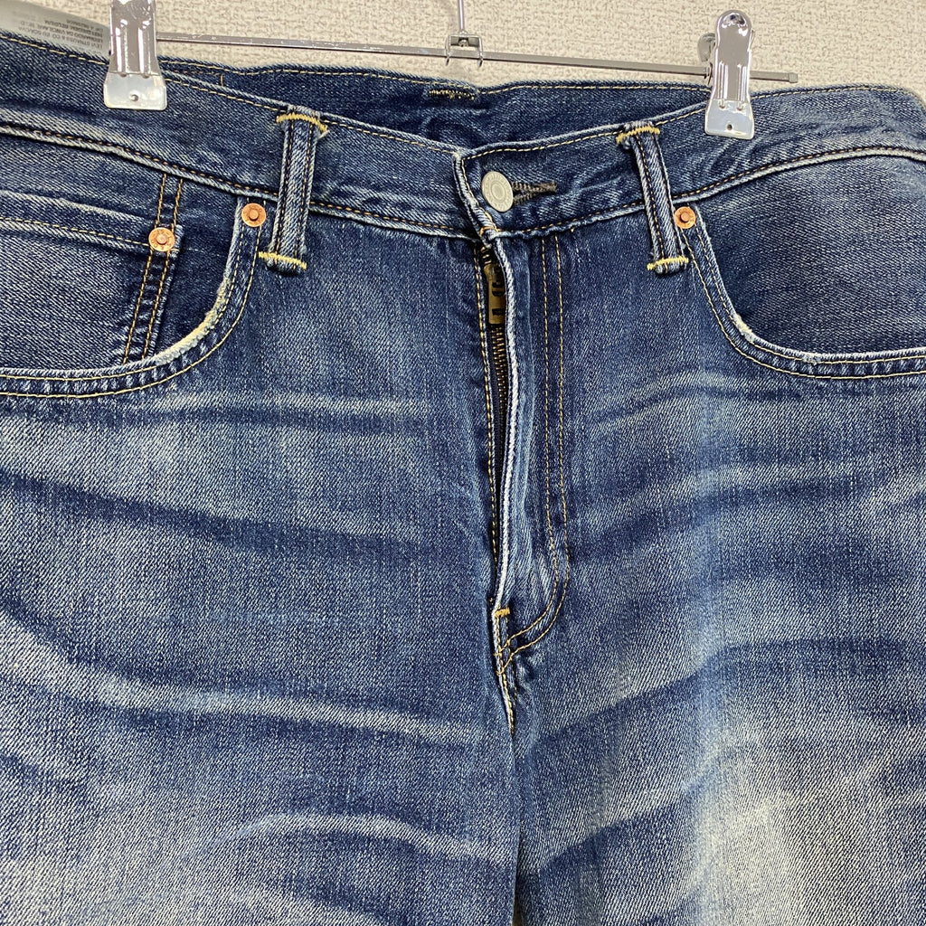 Levi's　リーバイス　502　デニムパンツ/ジーンズ　ジップフライ　縦落ち　鬼ヒゲ　インディゴ　W34サイズ