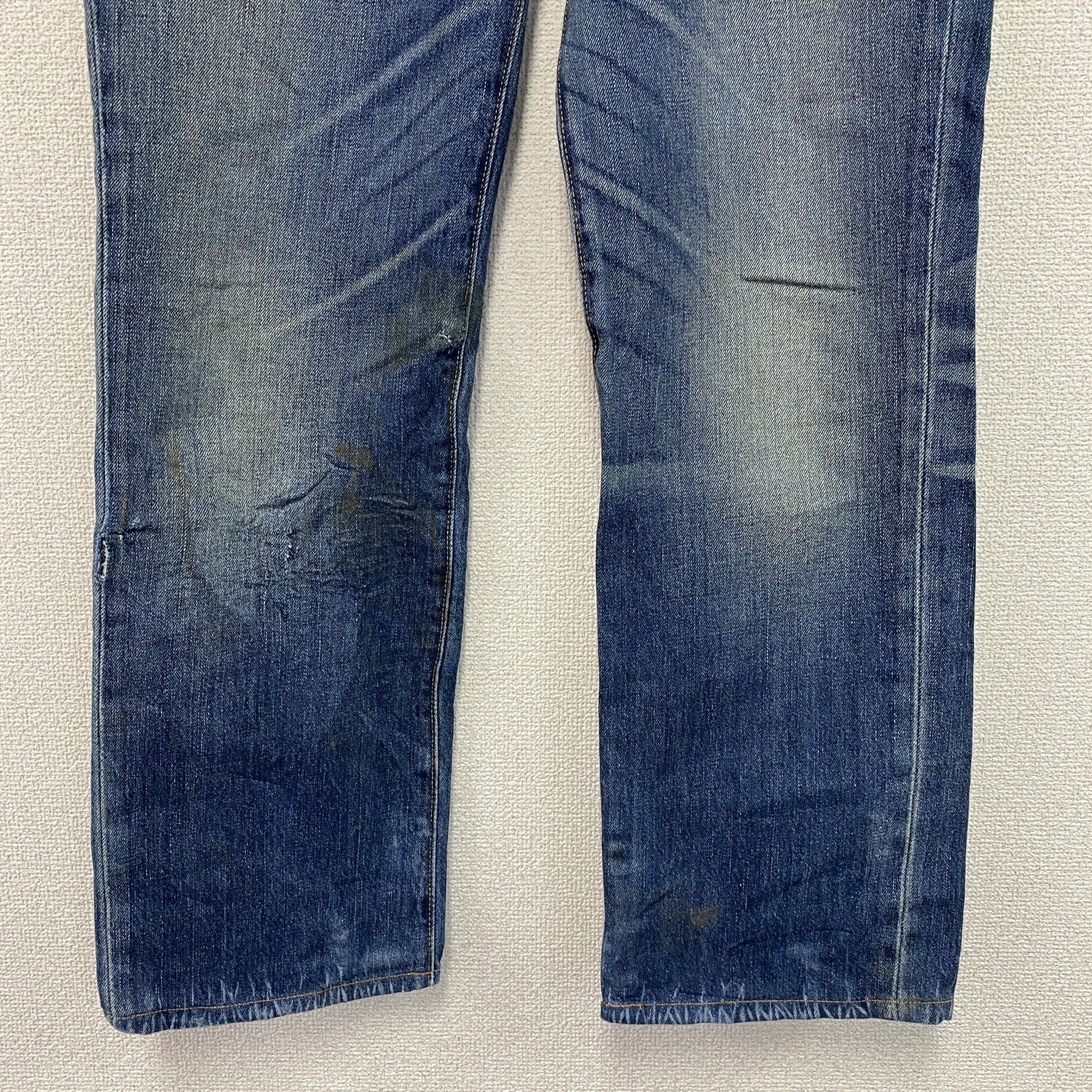 Levi's　リーバイス　502　デニムパンツ/ジーンズ　ジップフライ　縦落ち　鬼ヒゲ　インディゴ　W34サイズ