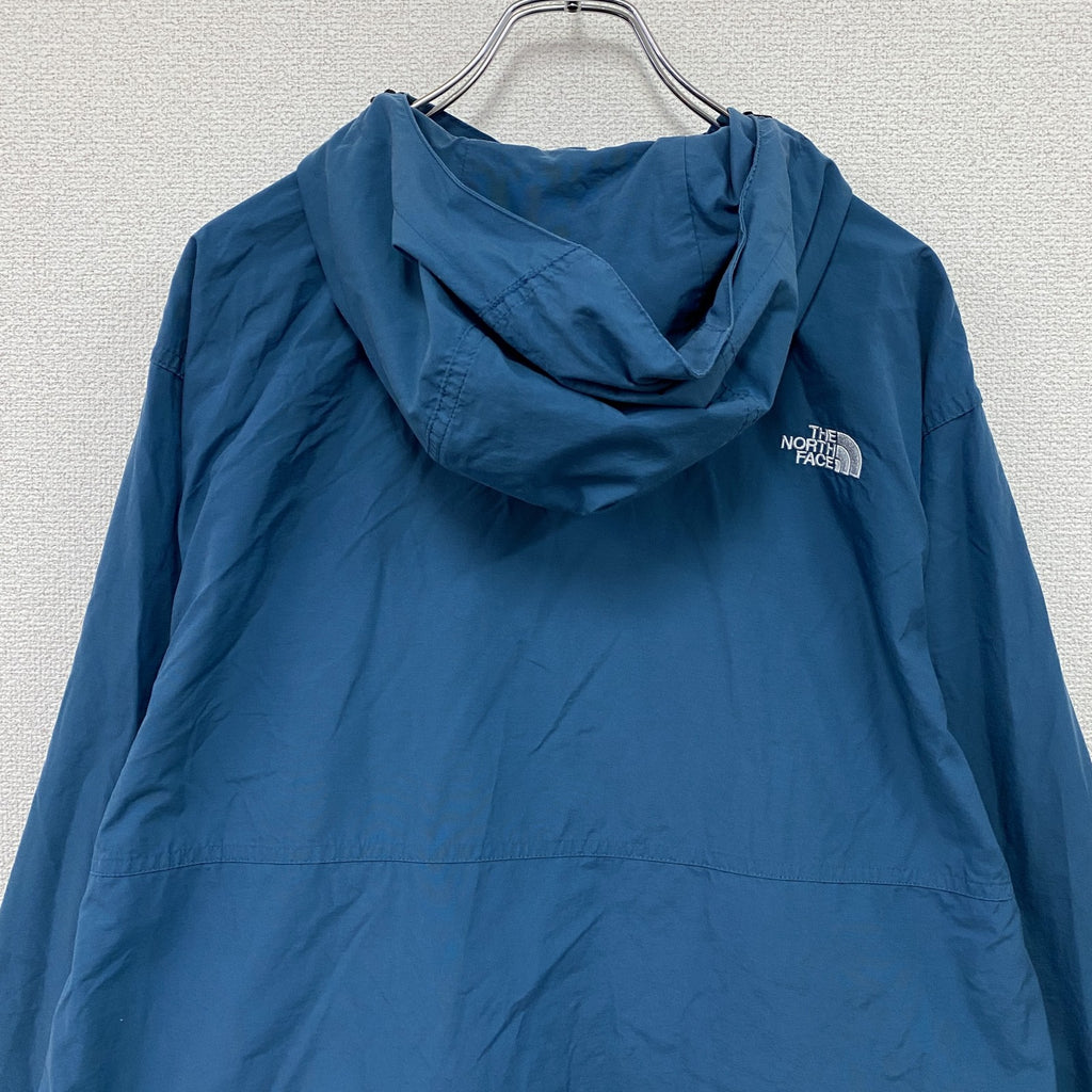 THE NORTH FACE　ザ・ノースフェイス　COMPACT JACKET　コンパクトジャケット　フルジップナイロンパーカー　青　ブルー　XLサイズ