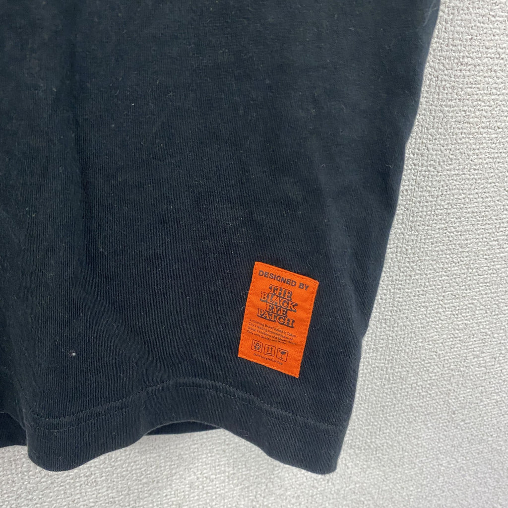 Reebok　リーボック　The Black Eye Patch　ブラックアイパッチ　半袖プリントTシャツ　黒　ブラック　Mサイズ
