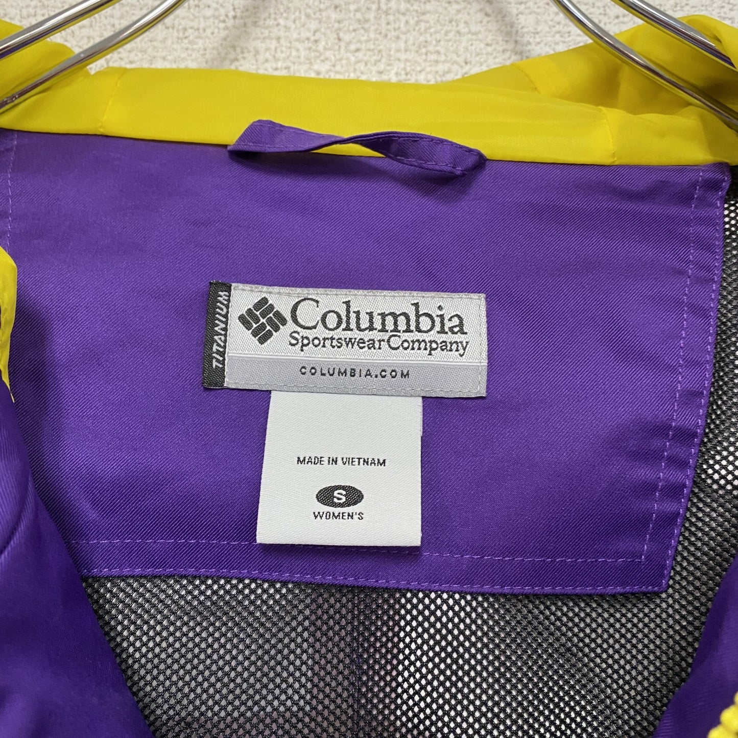 Columbia　コロンビア　ストーバックジャケット　マウンテンパーカー　ボードウェア　紫　パープル　Sサイズ