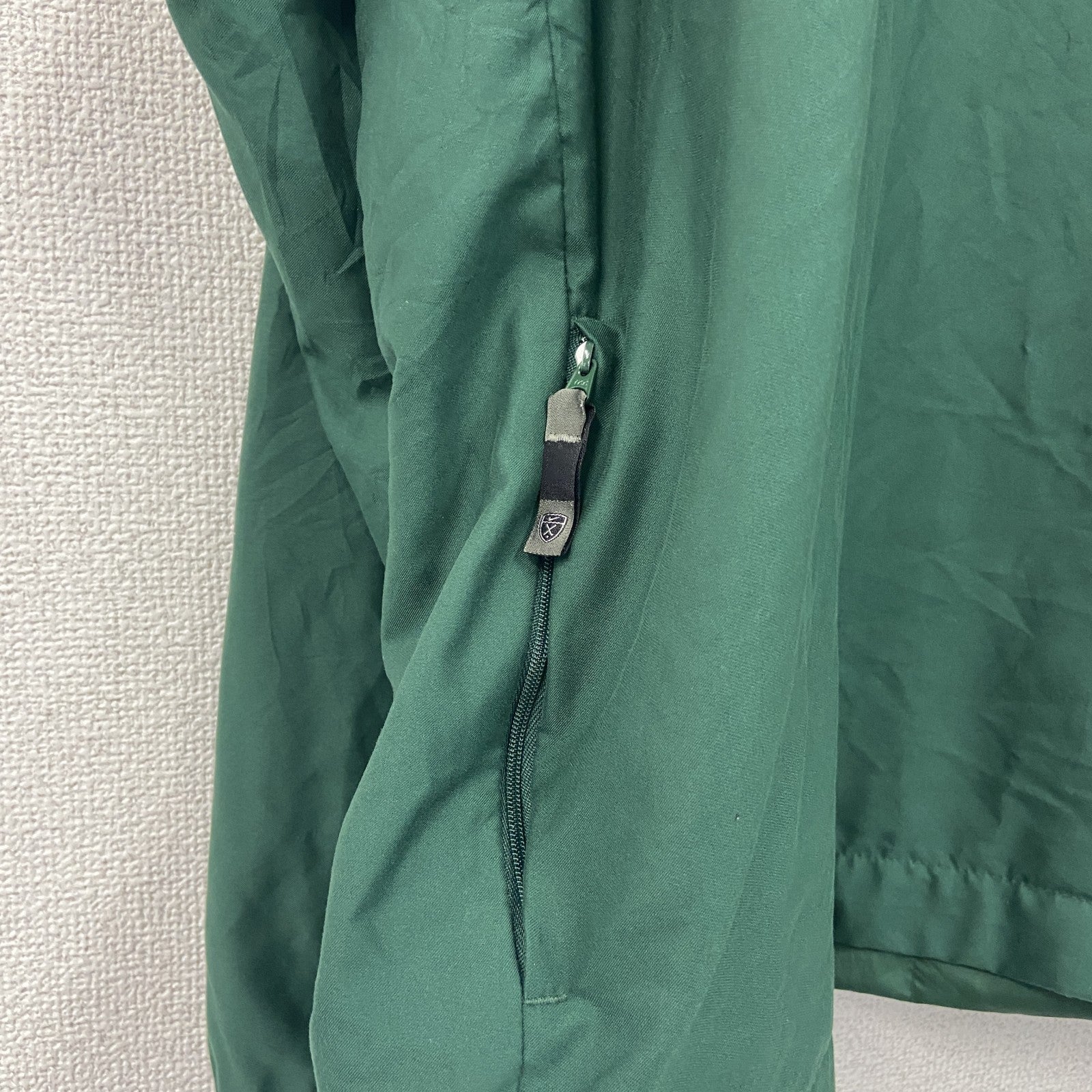 NIKE GOLF　ナイキゴルフ　プルオーバージャケット　刺繍ロゴ　緑　グリーン　2XLサイズ