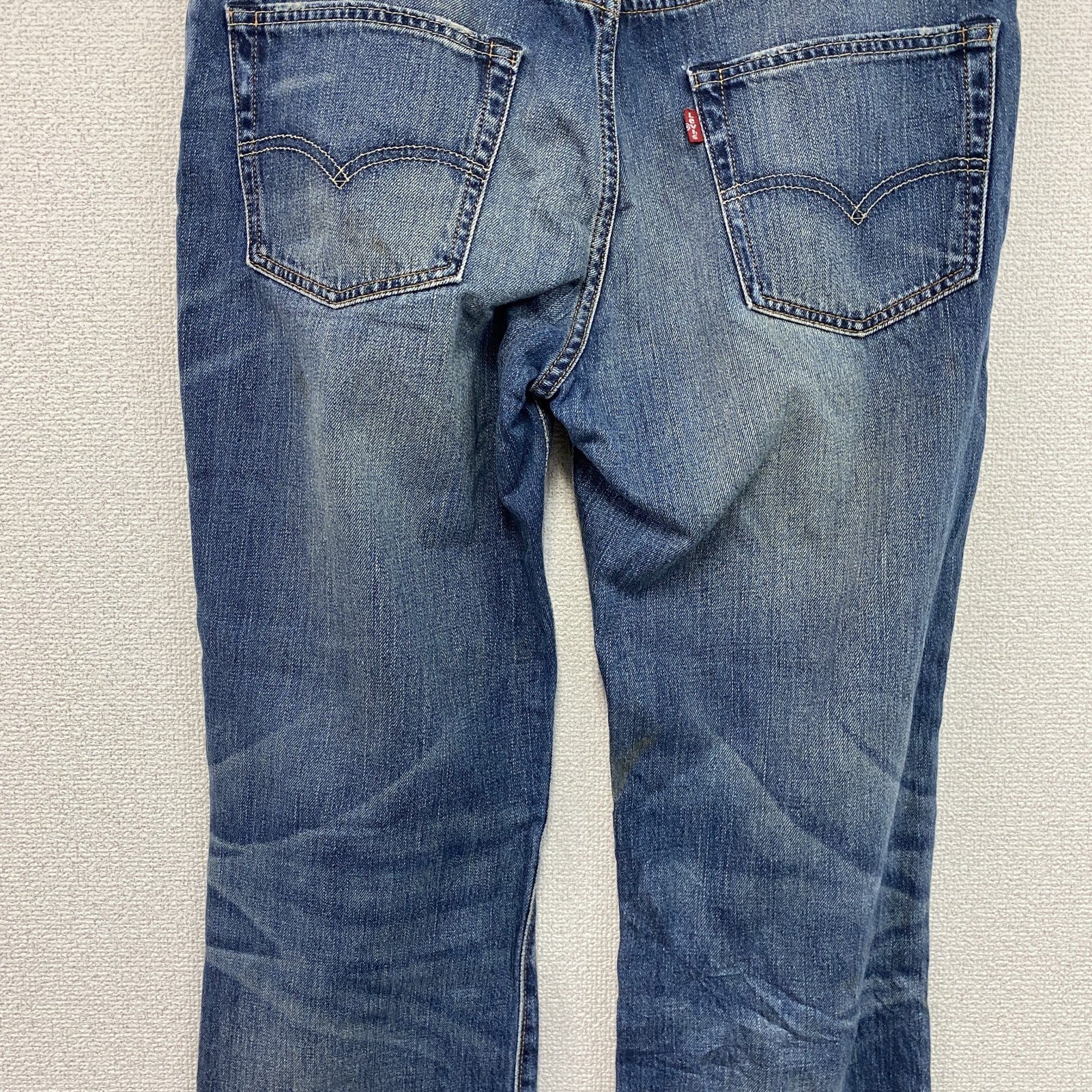 Levi's　リーバイス　502　デニムパンツ/ジーンズ　ジップフライ　縦落ち　鬼ヒゲ　インディゴ　W34サイズ