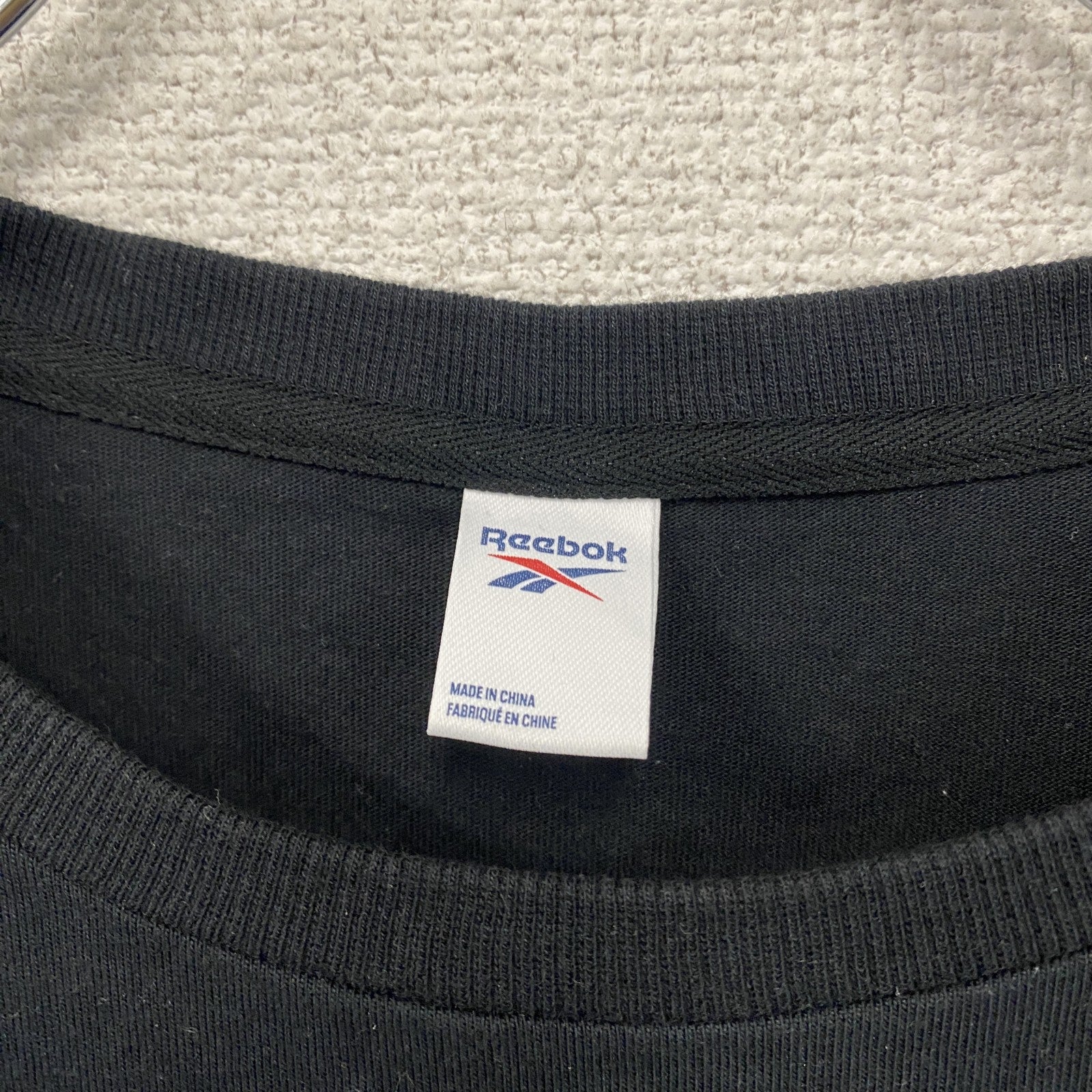 Reebok　リーボック　The Black Eye Patch　ブラックアイパッチ　半袖プリントTシャツ　黒　ブラック　Mサイズ