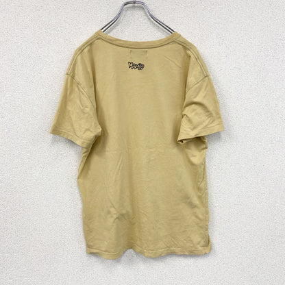 MAMBO　半袖プリントTシャツ　スカル　骸骨　黄色　イエロー　Lサイズ