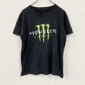 MONSTER　モンスター　半袖プリントTシャツ　エナジードリンク　黒　ブラック