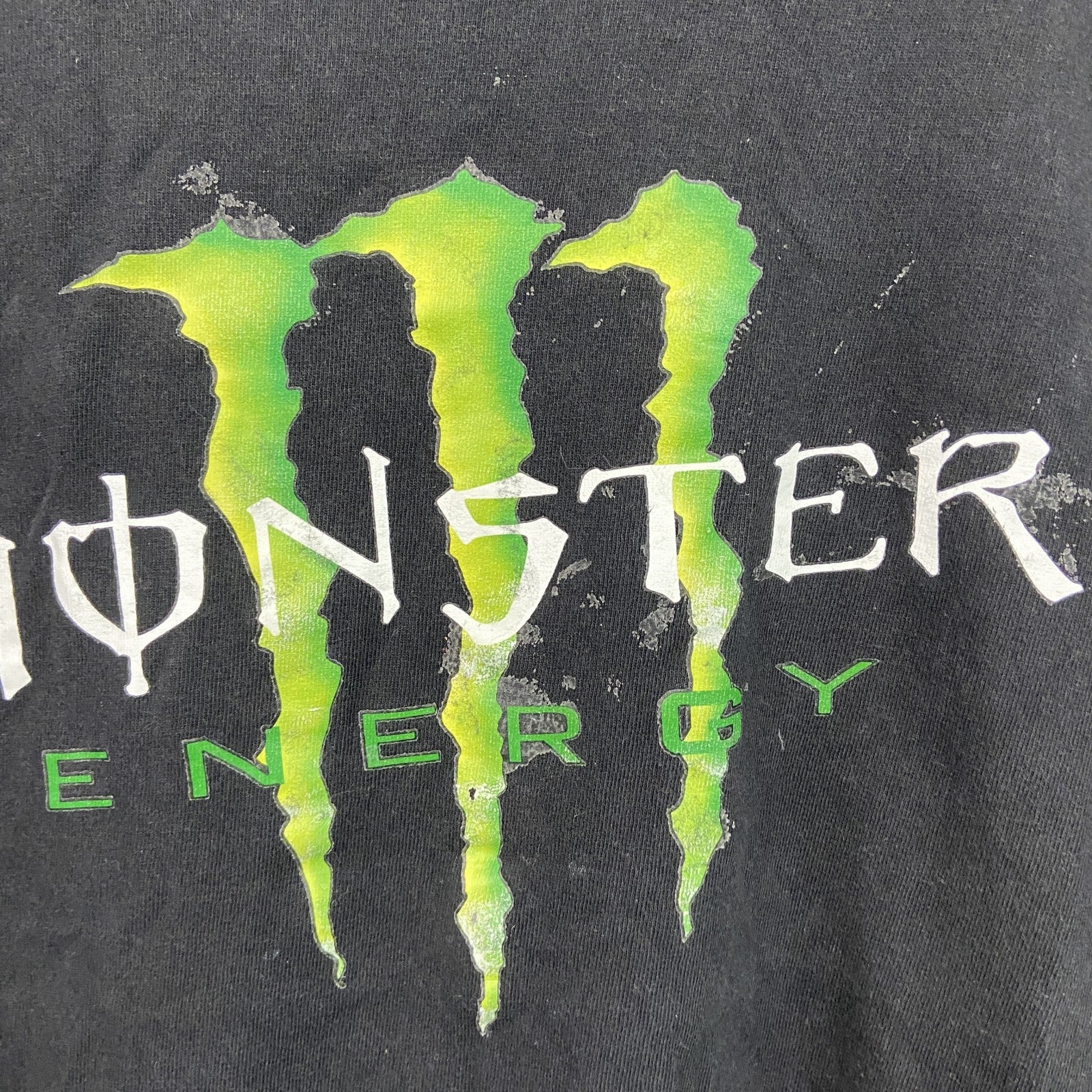 MONSTER　モンスター　半袖プリントTシャツ　エナジードリンク　黒　ブラック