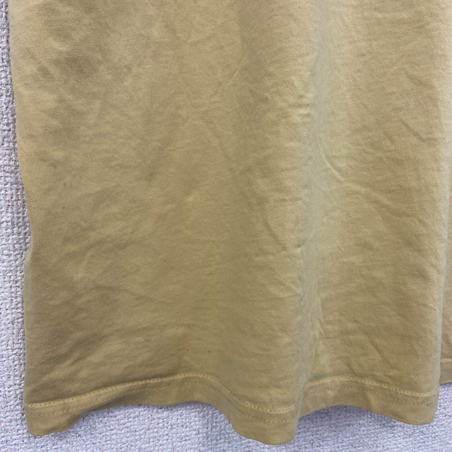 MAMBO　半袖プリントTシャツ　スカル　骸骨　黄色　イエロー　Lサイズ
