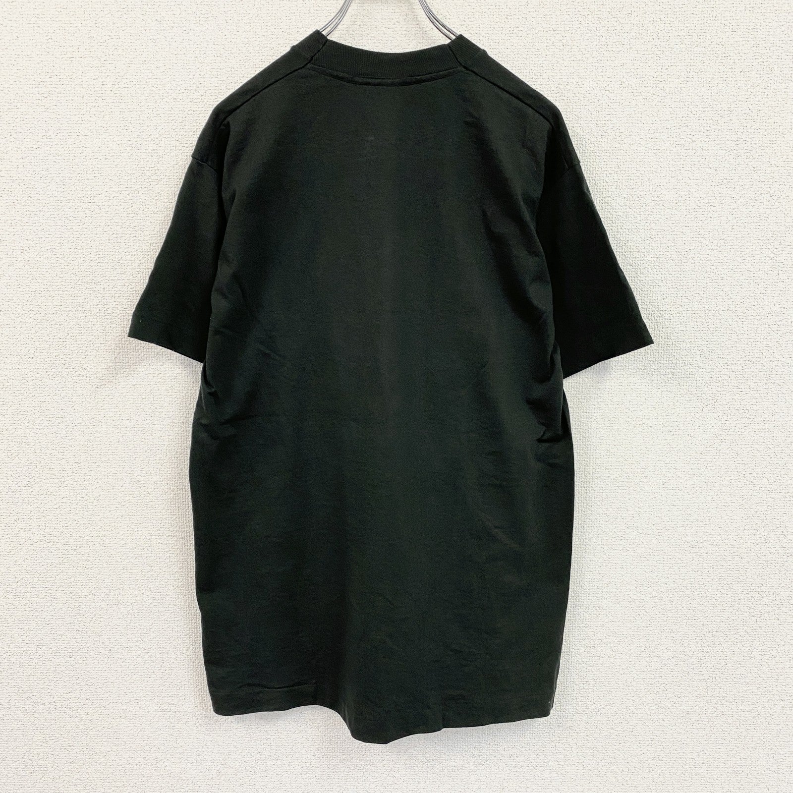 90s　SCREEN STARS　半袖プリントTシャツ　ヴィンテージ　シングルステッチ　黒　ブラック　Lサイズ