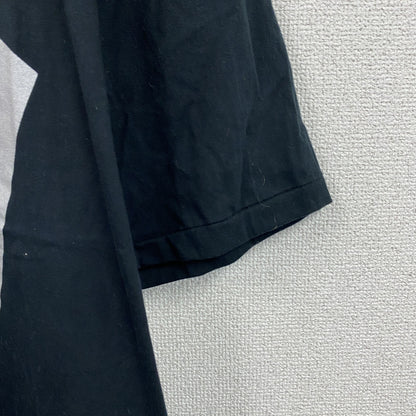 90s　piro　Jリーグ　NICOSシリーズ　半袖プリントTシャツ　シングルステッチ　黒　ブラック　Fサイズ