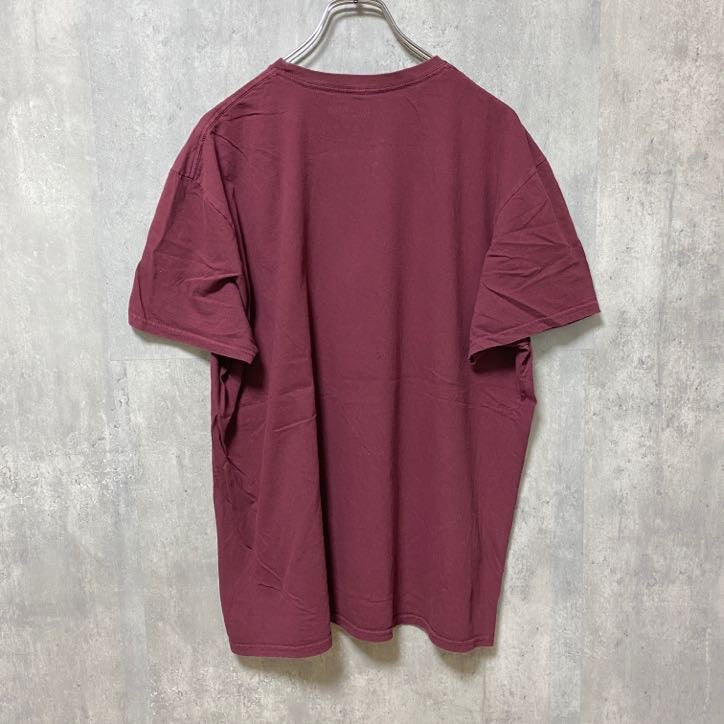 古着 used　Harry Potter　ハリーポッター　半袖プリントTシャツ　ワインレッド　えんじ色　クルーネック　XLサイズ