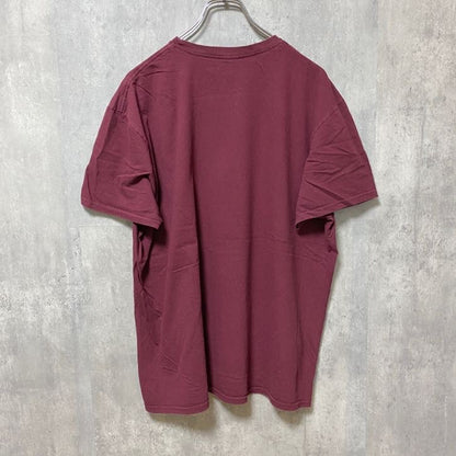古着 used　Harry Potter　ハリーポッター　半袖プリントTシャツ　ワインレッド　えんじ色　クルーネック　XLサイズ
