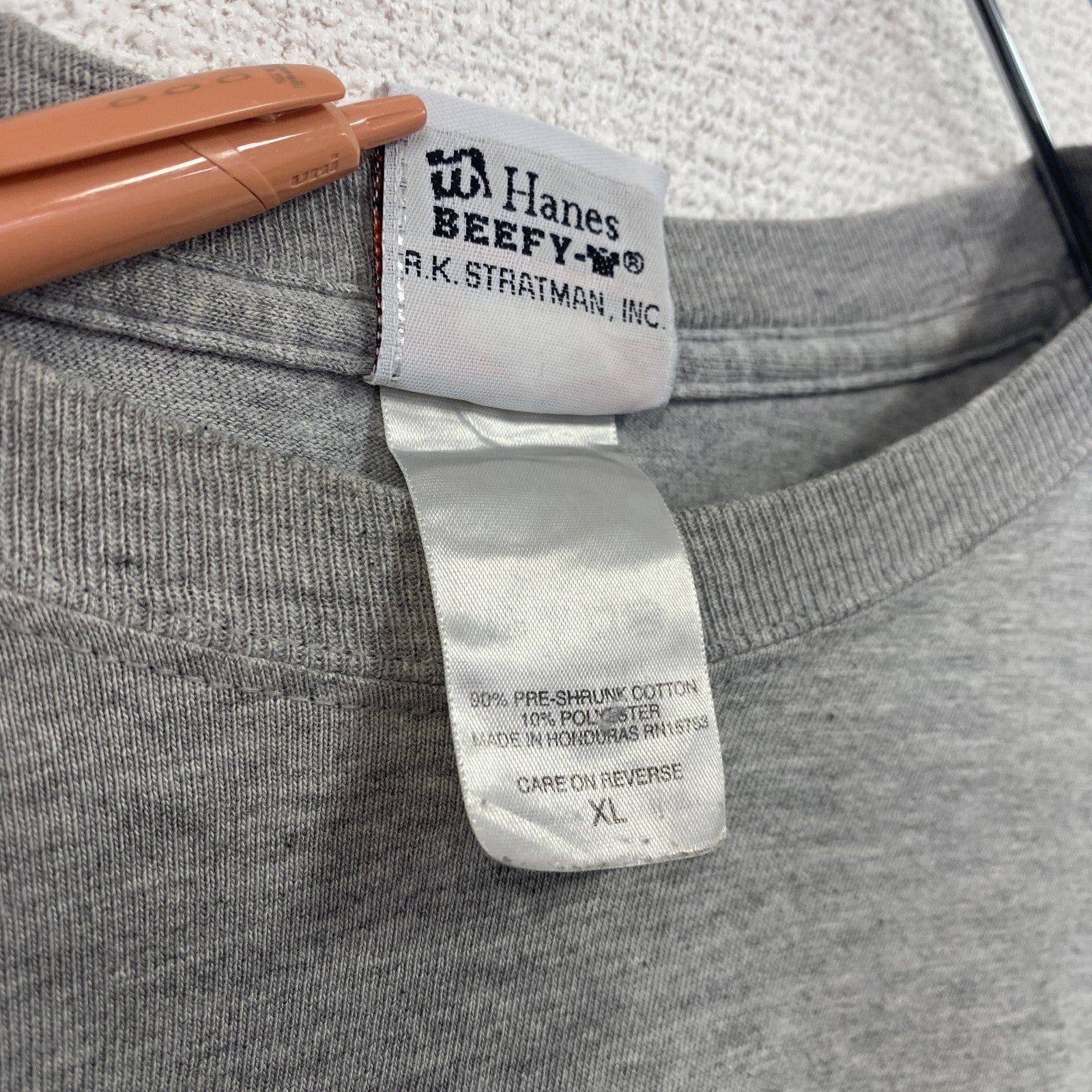 HARLEY DAVIDSON　ハーレーダビッドソン　長袖両面プリントTシャツ　灰色　グレー　XLサイズ