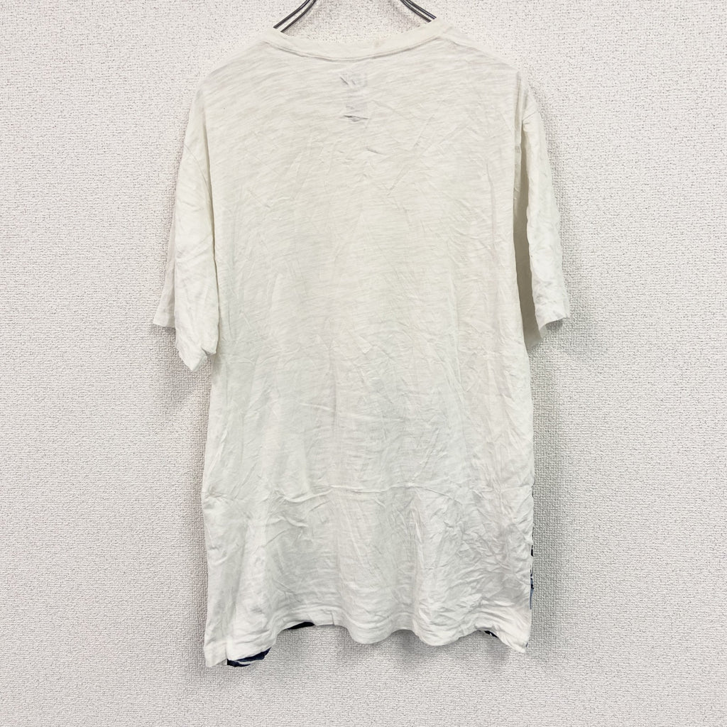 UNIQLO　ユニクロ　UT　半袖プリントTシャツ/北斎ブルーUT　グラフィックTシャツ　白　ホワイト　XLサイズ