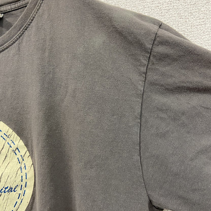 GILDAN　ギルダン　半袖プリントTシャツ　パロディT　灰色　グレー　Lサイズ