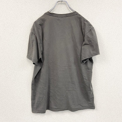 GILDAN　ギルダン　半袖プリントTシャツ　パロディT　灰色　グレー　Lサイズ