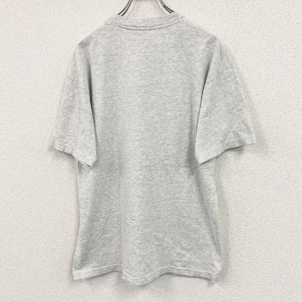半袖プリントTシャツ　装飾　HAWAII　灰色　グレー