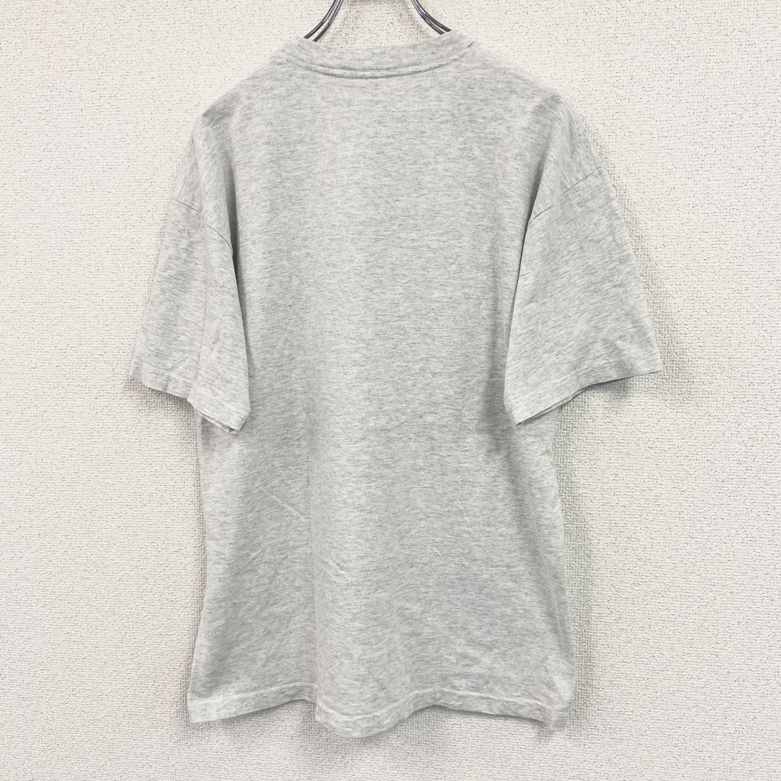半袖プリントTシャツ　装飾　HAWAII　灰色　グレー
