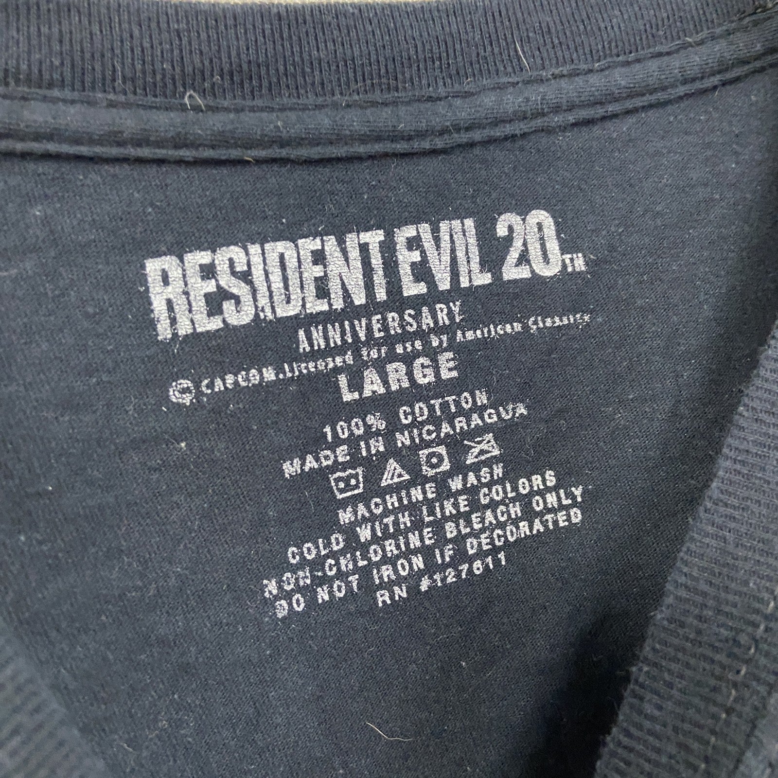 RESIDENT EVIL　バイオハザード　アンブレラ　アンブレラ社　半袖ムービーTシャツ　黒　ブラック　Lサイズ