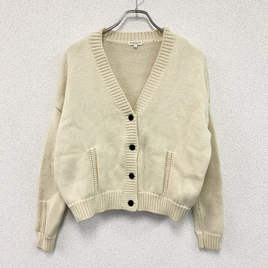 DEMYLEE New York　デミリーニューヨーク　ウールニットカーディガン　ベージュ　Sサイズ