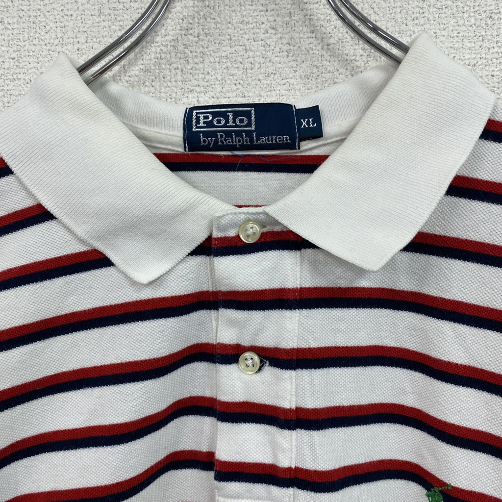 Polo by Ralph Lauren　ポロバイラルフローレン　半袖ポロシャツ　マルチカラー　ボーダー　XLサイズ