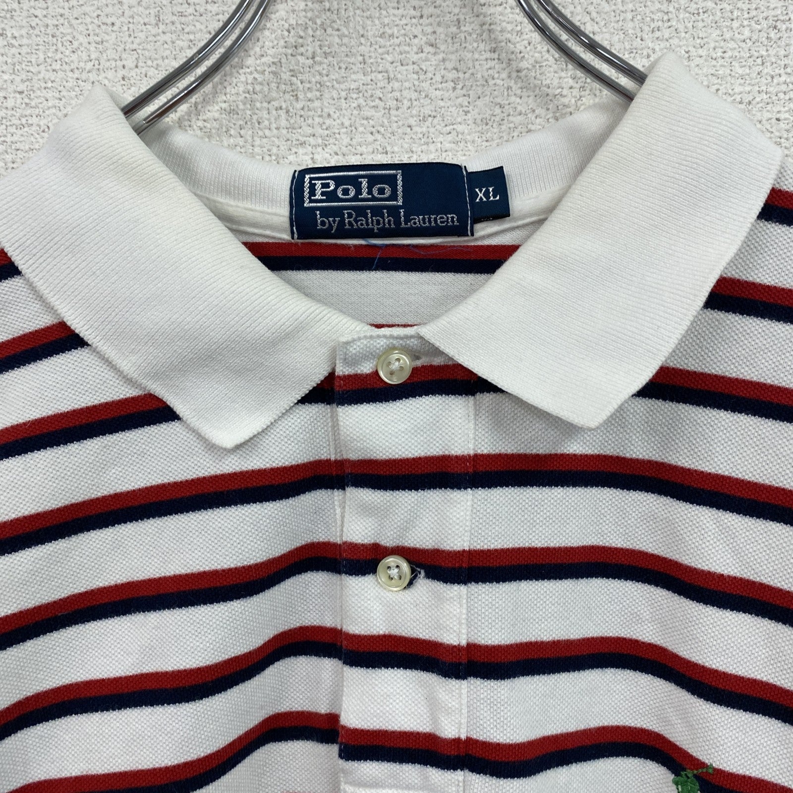 Polo by Ralph Lauren　ポロバイラルフローレン　半袖ポロシャツ　マルチカラー　ボーダー　XLサイズ