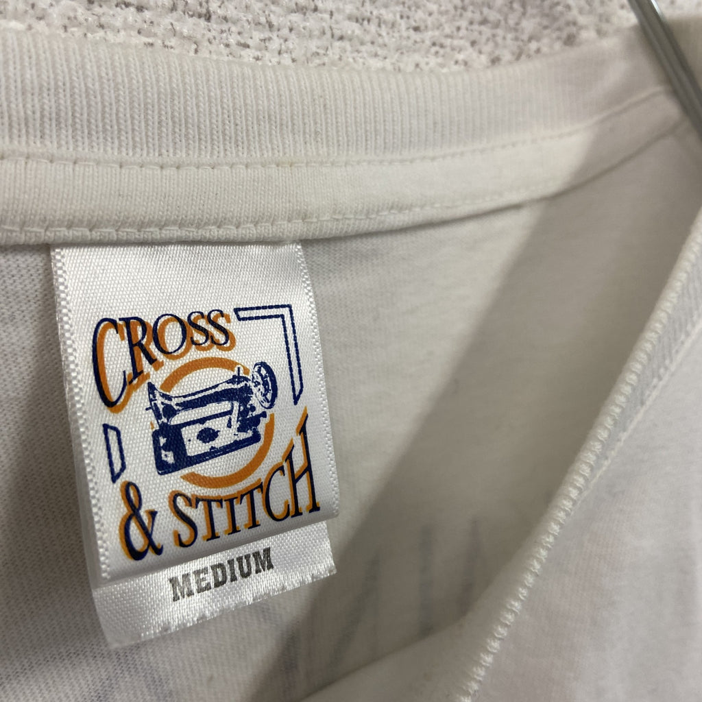 CROSS&STITCH　半袖バンドプリントTシャツ/バンT　SEKAI NO OWARI　2019Fes　白　Mサイズ