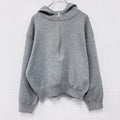 BEAUTY＆YOUTH　UNITED ARROWS　ユナイテッドアローズ　ハーフジップニットフーディ　灰色　グレー　フリーサイズ