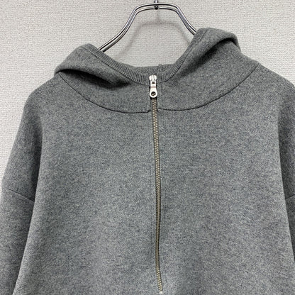 BEAUTY＆YOUTH　UNITED ARROWS　ユナイテッドアローズ　ハーフジップニットフーディ　灰色　グレー　フリーサイズ