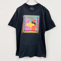 BLAINE　半袖プリントTシャツ　シングルステッチ　黒　ブラック　Mサイズ