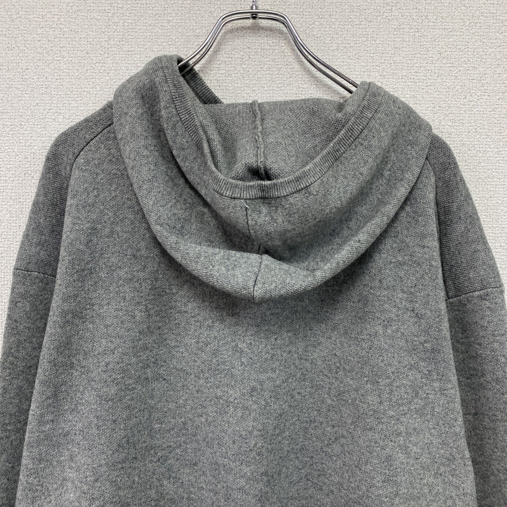 BEAUTY＆YOUTH　UNITED ARROWS　ユナイテッドアローズ　ハーフジップニットフーディ　灰色　グレー　フリーサイズ
