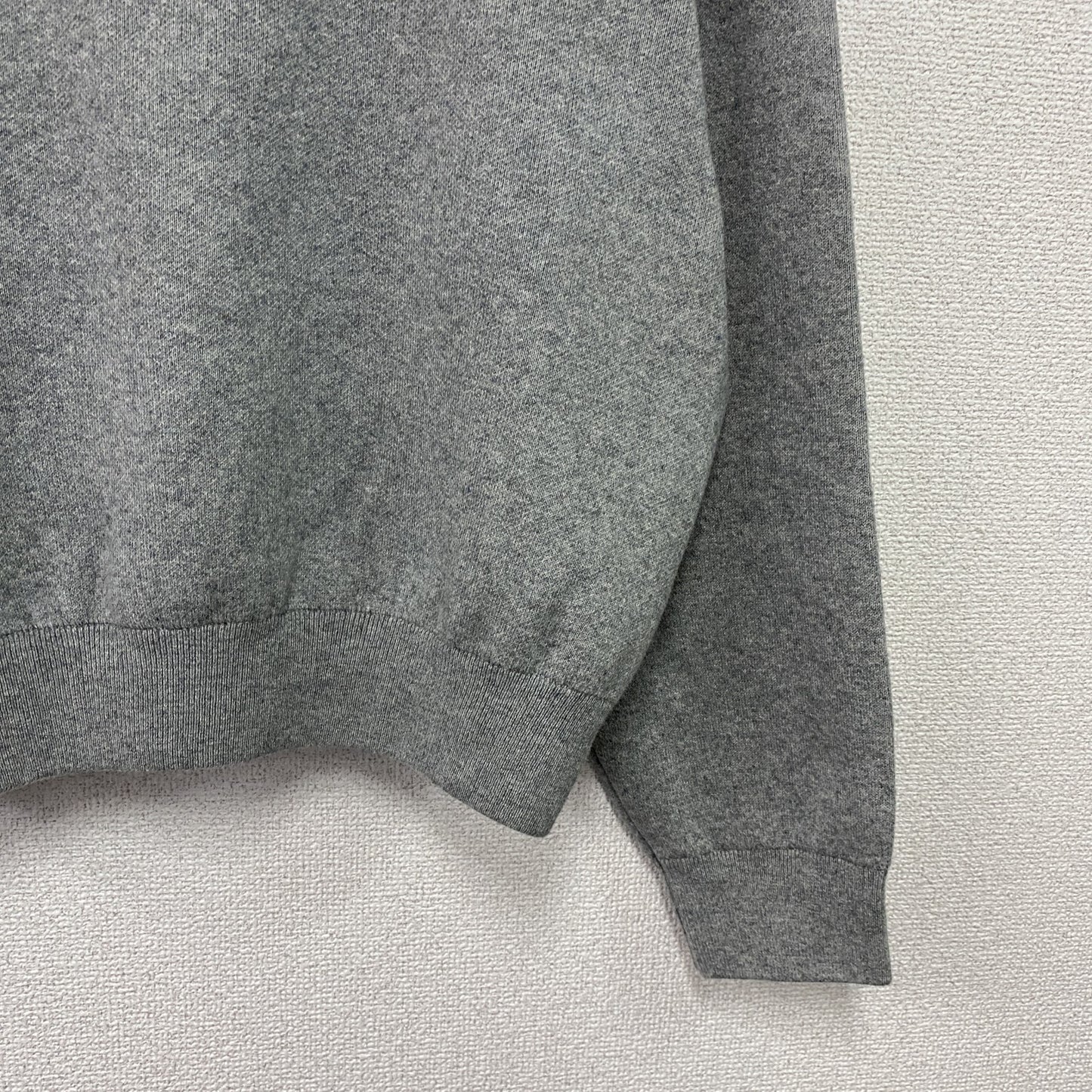 BEAUTY＆YOUTH　UNITED ARROWS　ユナイテッドアローズ　ハーフジップニットフーディ　灰色　グレー　フリーサイズ