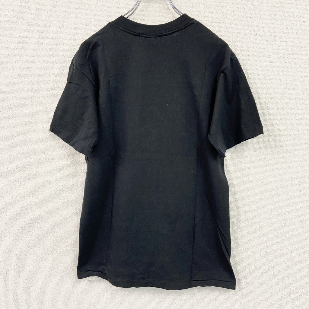 BLAINE　半袖プリントTシャツ　シングルステッチ　黒　ブラック　Mサイズ
