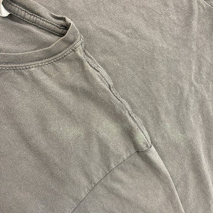 GILDAN　ギルダン　半袖プリントTシャツ　パロディT　灰色　グレー　Lサイズ