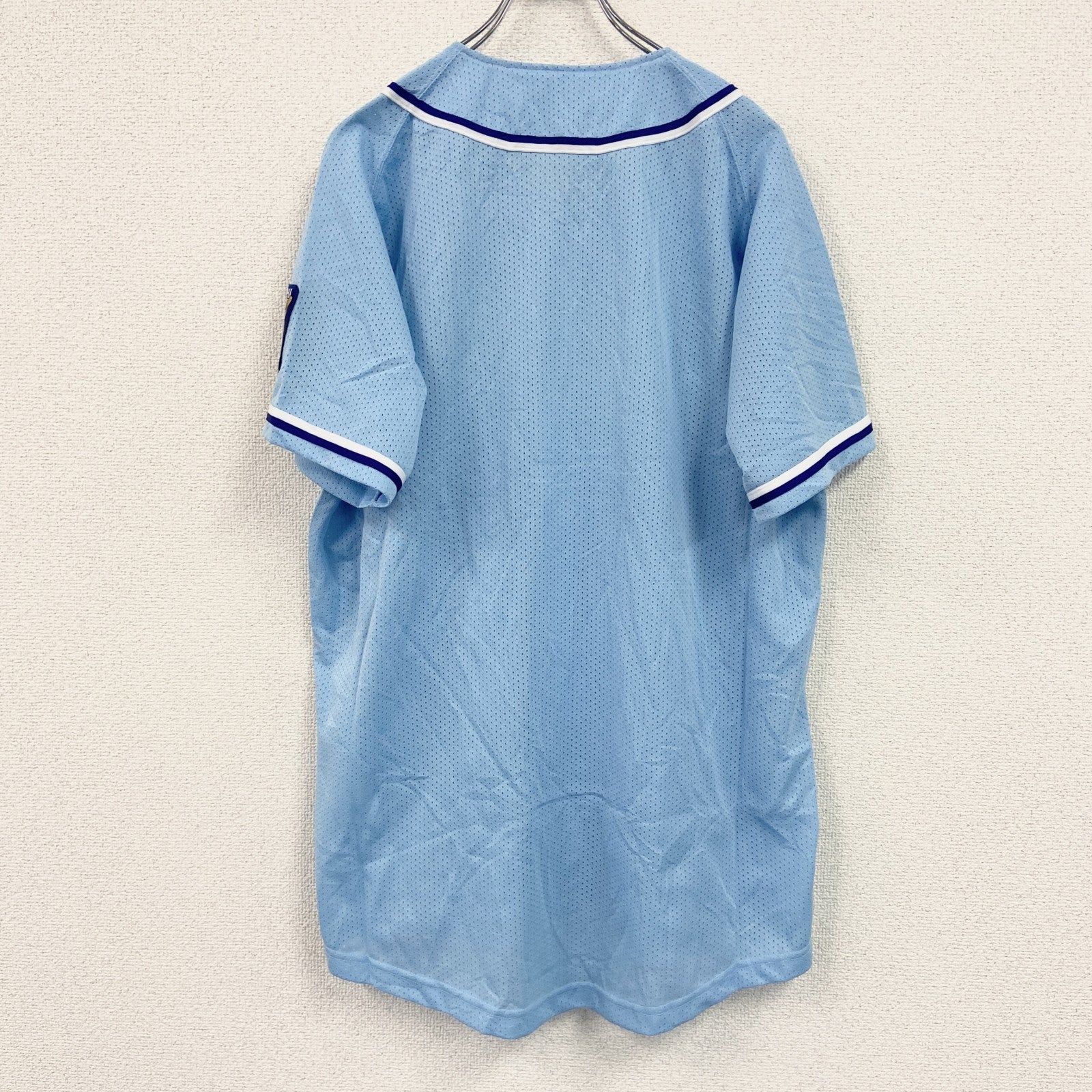 mizuno　ミズノ　中日ドラゴンズ　ユニフォーム/半袖シャツ　青　ブルー　O-XOサイズ
