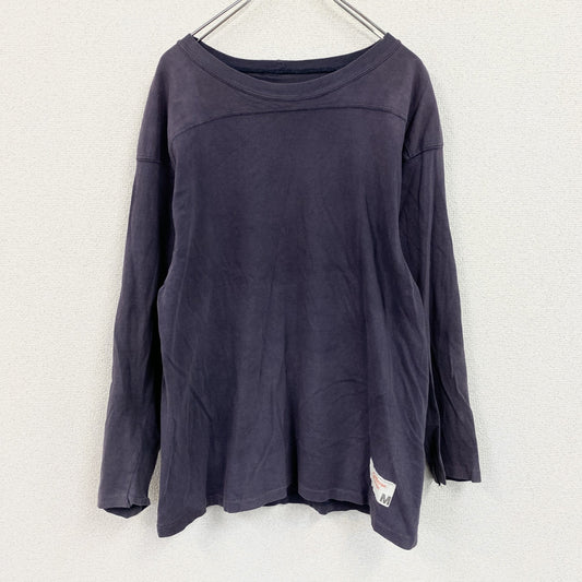 90s　Don Alleson Athletic　フットボールTシャツ/ロンT　ヴィンテージ　パープル　Mサイズ