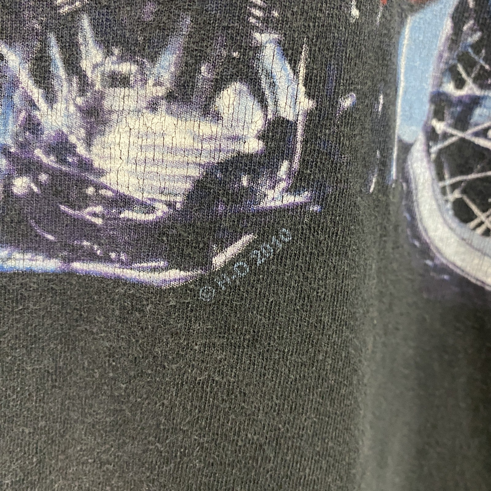 HARLEY DAVIDSON　ハーレーダビッドソン　長袖両面プリントTシャツ　袖プリント　黒　ブラック　Mサイズ