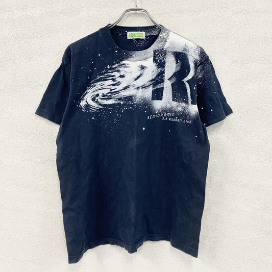 REMIOROMEN　レミオロメン　半袖プリントTシャツ　ツアーT　シングルステッチ　紺　ネイビー