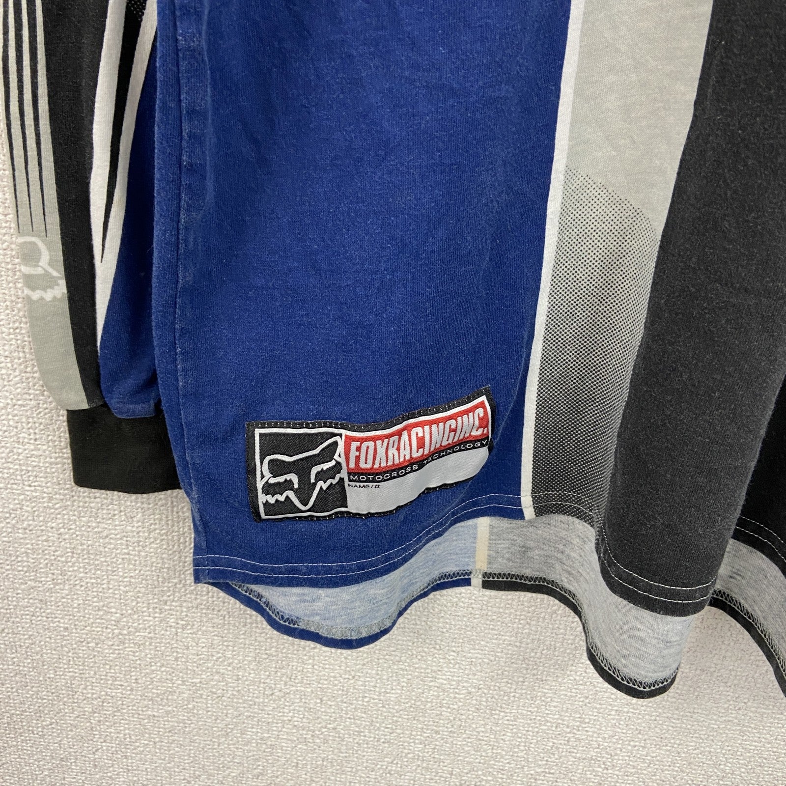 FOX Racing　フォックスレーシング　モトクロスジャージ　長袖Tシャツ/ロンT　青　ブルー　XLサイズ