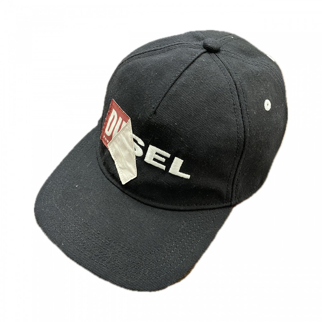 DIESEL　ディーゼル　6パネルキャップ　ベースボールキャップ　黒　ブラック　11サイズ