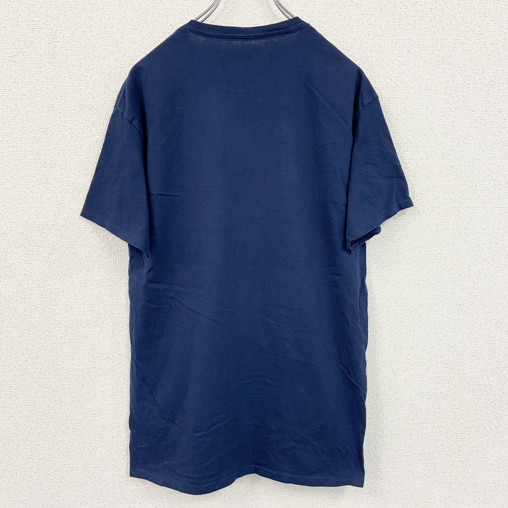 MARVEL　マーベル　半袖オリジナルアニメプリントTシャツ　紺　ネイビー　Mサイズ