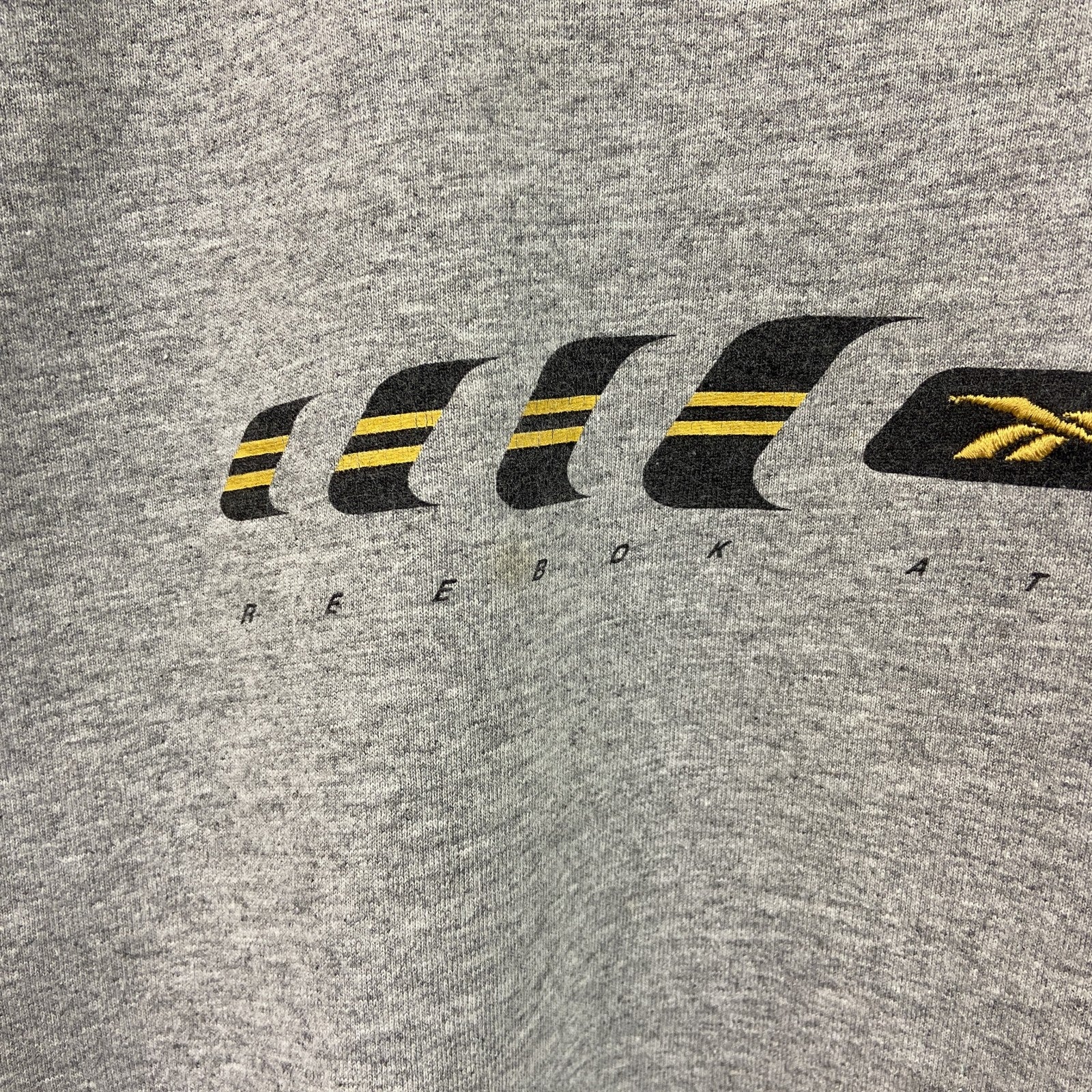Reebok　リーボック　半袖ロゴプリントTシャツ　グレー　灰色　XLサイズ