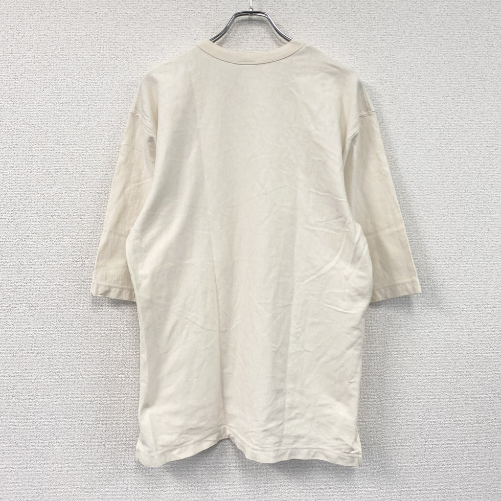 BAYFLOW　ベイフロー　ヘビーウェイトオーバーサイズTシャツ　半袖Tシャツ　ベージュ　Fサイズ