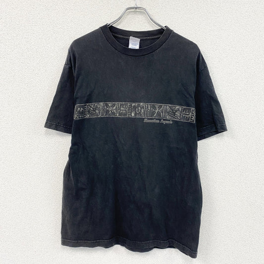 ALSTYLE APPAREL＆ACTIVEWEAR　半袖プリントTシャツ　黒　ブラック　Lサイズ