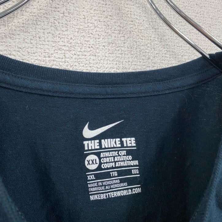 古着 used　NIKE　ナイキ　半袖両面プリントTシャツ　イーグルス　クルーネック　黒　ブラック　XXLサイズ